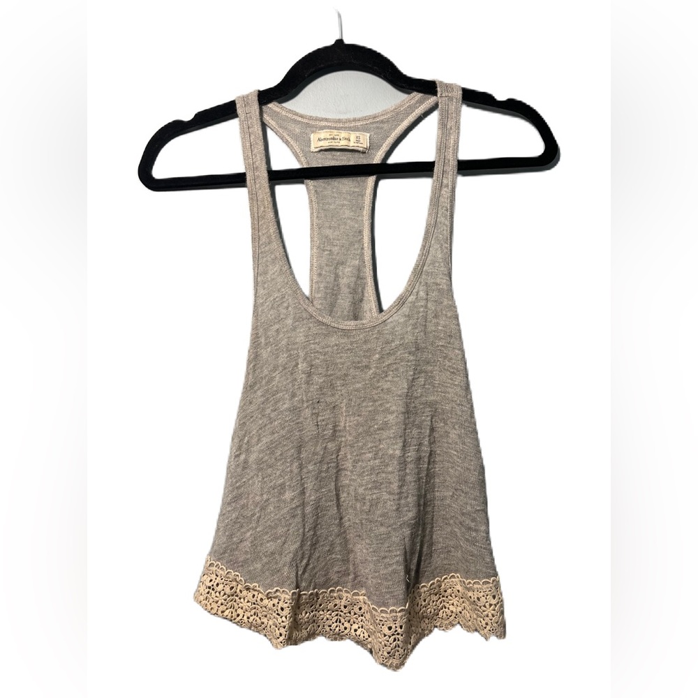 • Abercrombie & Fitch Tank Top Gray Lace
